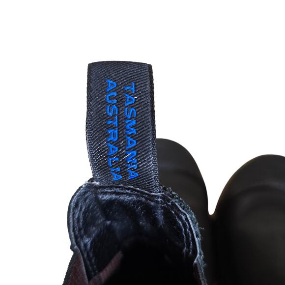 Blundstone Stout Steel Toe Black Chelsea Work Boot  Excellent Mens AU 9.5, US 10 - Picture 6 of 10